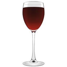 赤ワインのアイコン素材256×256