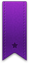 リボン素材紫